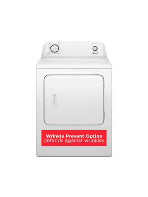 Amana - 6.5 cu.ft. vented Front Load Electric Dryer in White with Wrinkle Prevent Option - NEW IN BOX