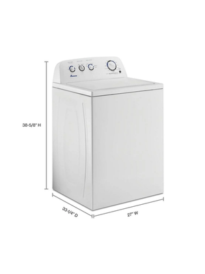 Amana - 3.8 cu. ft. Large Capacity Top Load Washer in White with High-Efficiency Agitator - NEW IN BOX