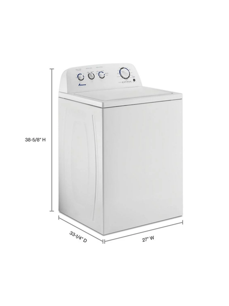 Amana - 3.8 cu. ft. Large Capacity Top Load Washer in White with High-Efficiency Agitator - NEW IN BOX