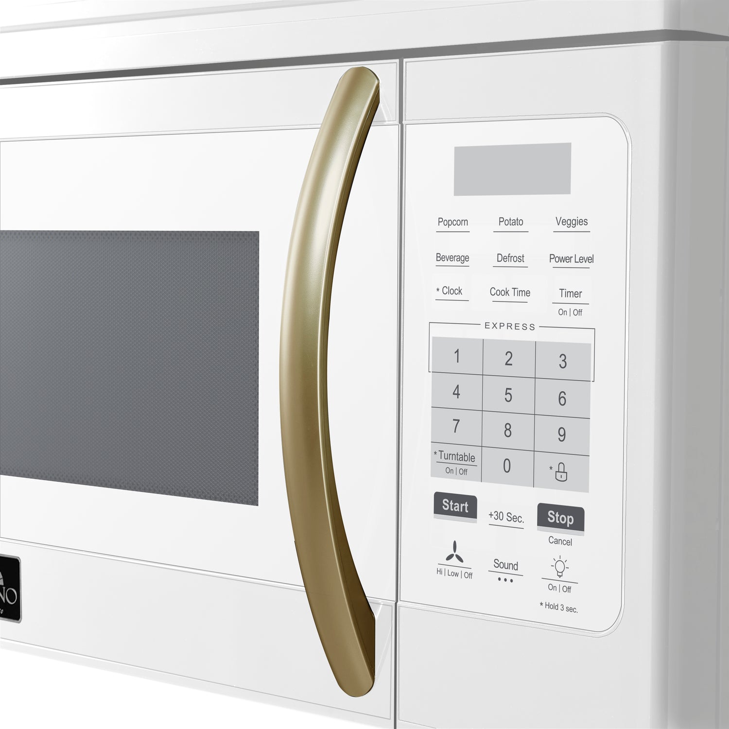 Forno Scalo 30-Inch Over the Range Microwave, White – 1.6 cu.ft, 300 CFM Vent, Touch Control, LED Light