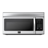 Forno Scalo 30-Inch Over the Range Microwave, Stainless Steel – 1.6 cu.ft, 300 CFM Vent, Touch Control, LED Light
