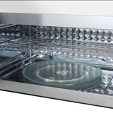 Forno Fornace 30-Inch Over the Range Convection Microwave, White – 1.5 cu.ft, 300 CFM Vent, Touch Control, LED Light