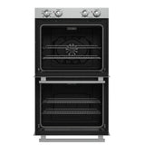Forno Vomero 30-Inch Double Wall Oven, Stainless Steel, 10 cu.ft Total Capacity, 7100W Convection, Mechanical Controls, Self-Cleaning Function