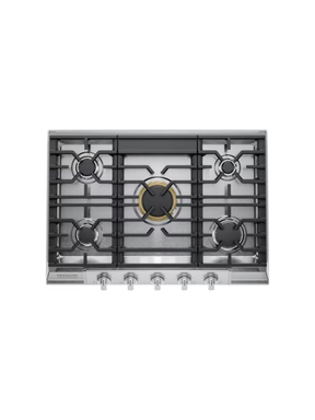 Frigidaire - Professional 30 in. 5-Burner Gas Cooktop in Stainless Steel with Backlit Knobs
