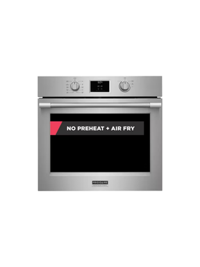 Frigidaire - Professional 30 in. Single Electric Wall Oven with True Convection and Air Fry in Stainless Steel