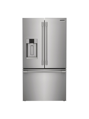 Frigidaire - Professional 36 in. 28 cu. ft. Standard Depth French Door Refrigerator in Stainless Steel with CrispSeal Technology