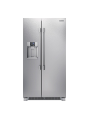 Frigidaire - Professional 36 in. 22.3 cu. ft. Counter Depth Side-by-Side Refrigerator in Smudge-Proof Stainless Steel