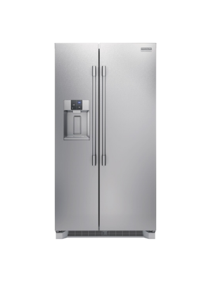 Frigidaire - Professional 36 in. 22.3 cu. ft. Counter Depth Side-by-Side Refrigerator in Smudge-Proof Stainless Steel