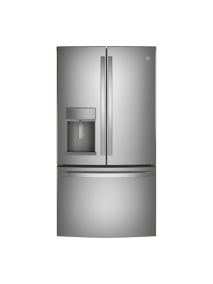 GE Profile - Profile 22.1 cu. ft. French Door Refrigerator with Hands-Free Autofill in Stainless Steel, Counter Depth
