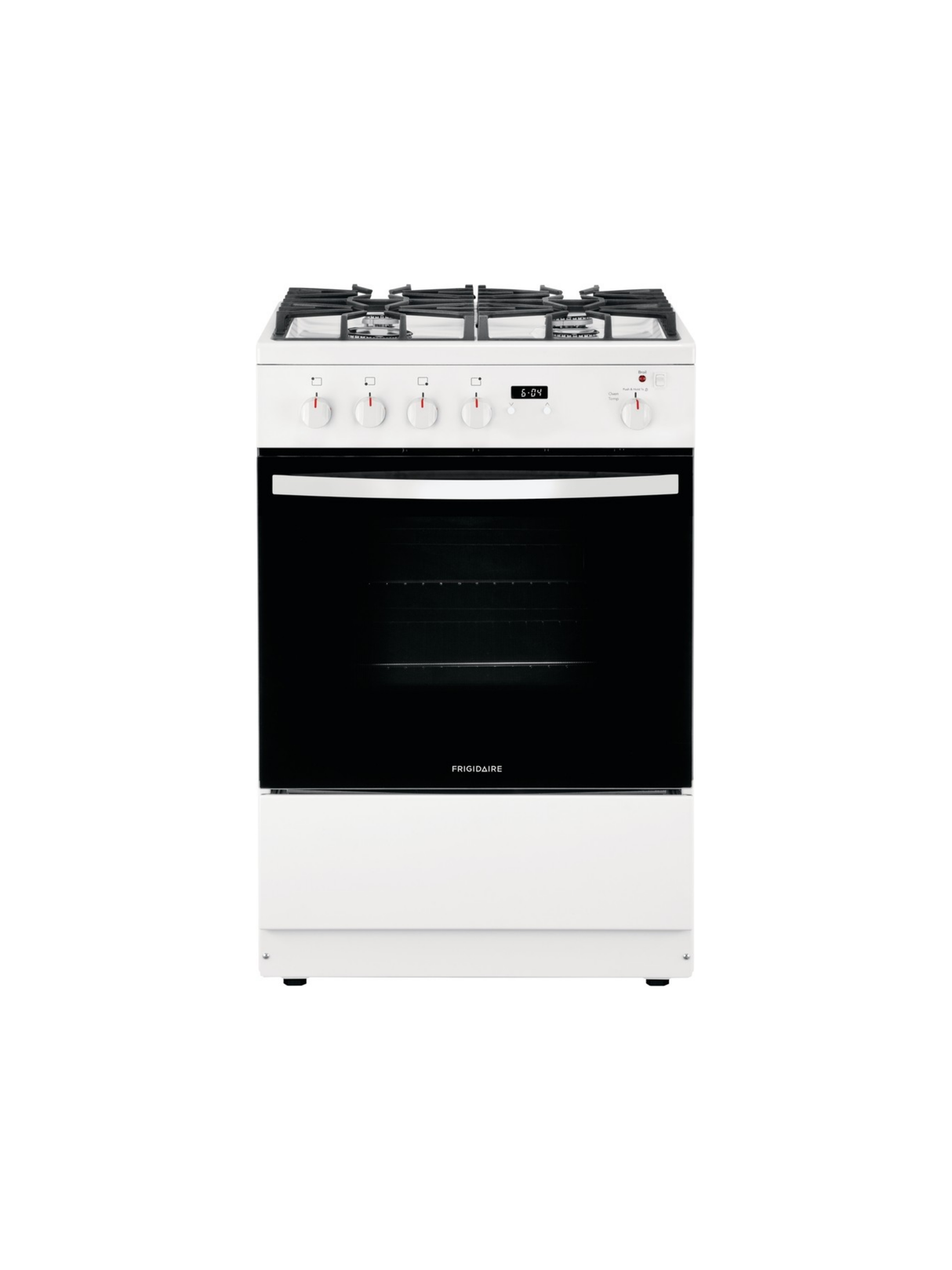 Frigidaire - 24 in. 1.9 cu. ft. Freestanding Gas Range with Manual Clean in White