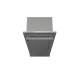 Forno Maderno 28-Inch Built-In Convertible Refrigerator, 13.6 cu.ft, Left Swing, Decorative Grill, ENERGY STAR Certified