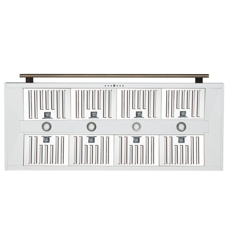 Forno Aria 60 Inch Wall-Mounted Range Hood in White