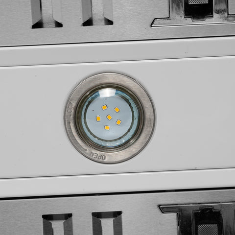 Forno Aria 60 Inch Wall-Mounted Range Hood in White