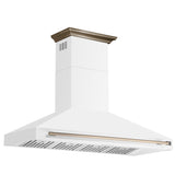 Forno Aria 60 Inch Wall-Mounted Range Hood in White