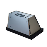 Valente 36" Range Hood in Black with 427 CFM, 3 speeds, Dishwasher safe Baffle filters, LED Lights and Remote Control