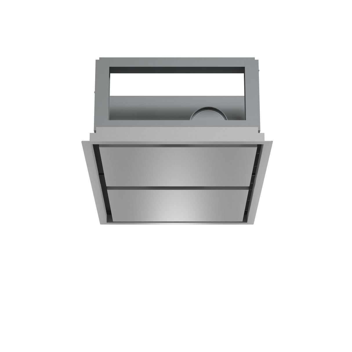 FORNO Arezzo 44-Inch Recessed Ceiling Range Hood, Dual Motors, 1200 CFM, Hybrid Filters, Remote Control