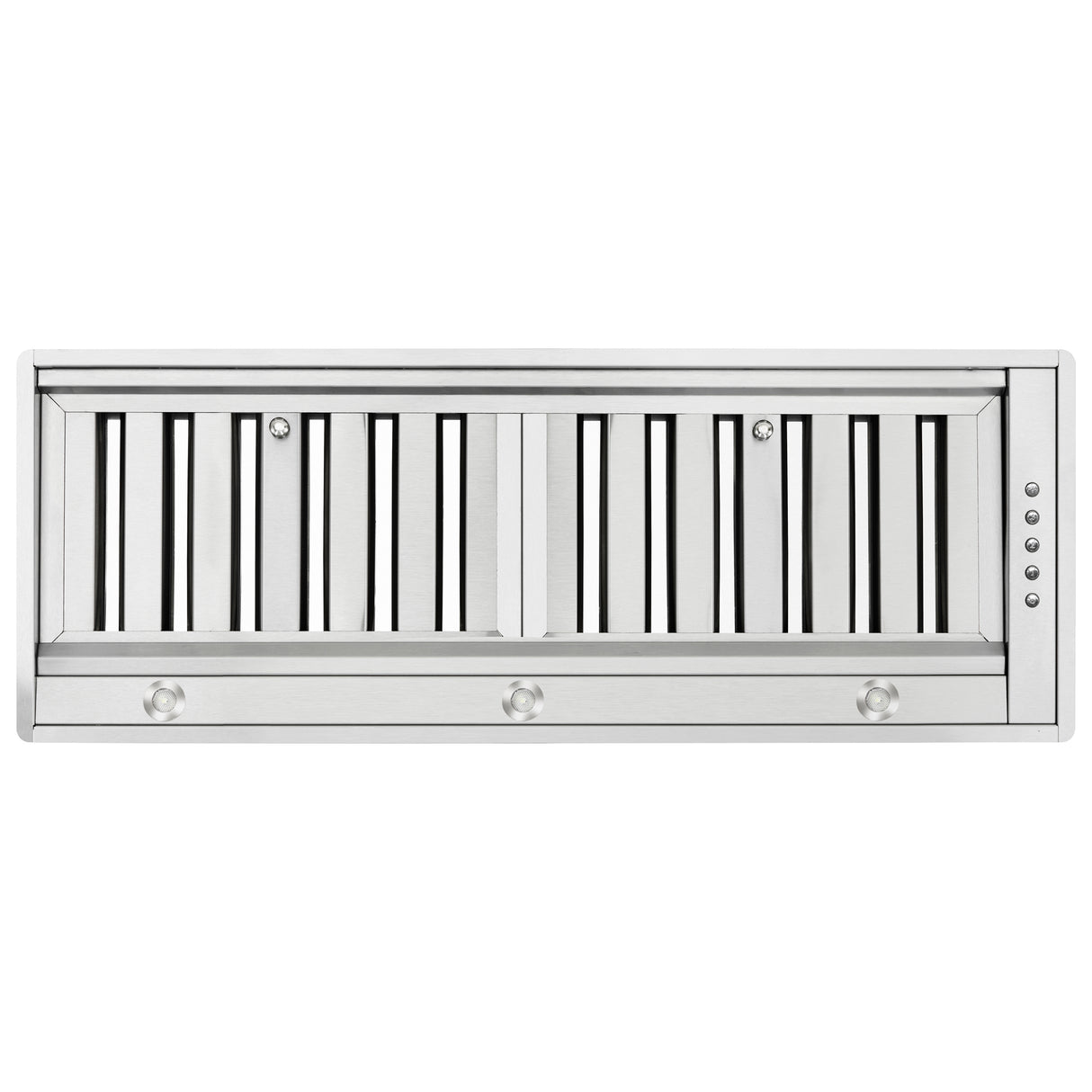 Forno Frassanito 30-Inch Insert Range Hood, 450 CFM, Stainless Steel Baffle Filters, LED Lighting
