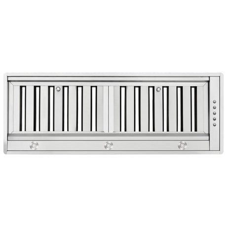 Forno Frassanito 30-Inch Insert Range Hood, 450 CFM, Stainless Steel Baffle Filters, LED Lighting