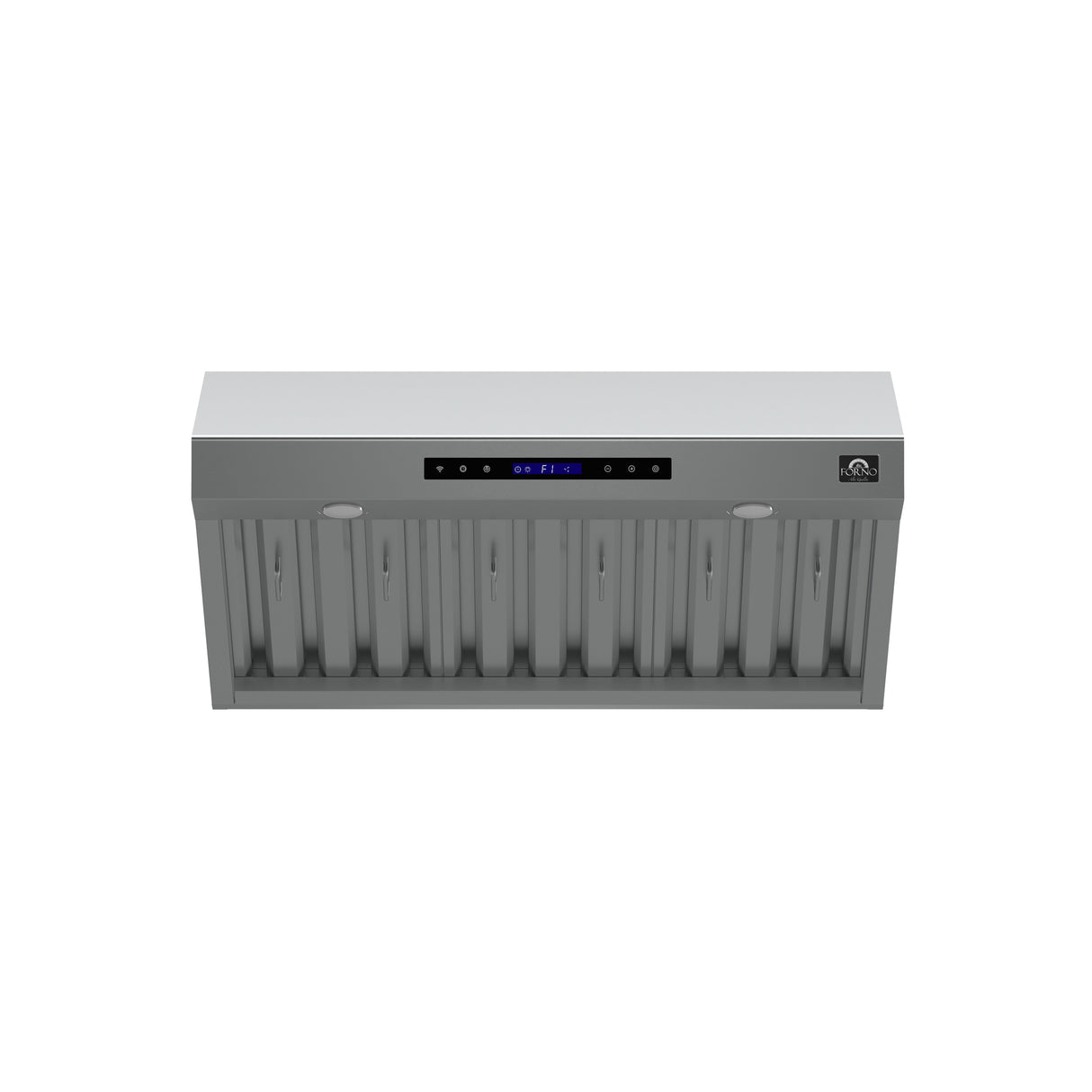 Forno Palazzo 36-Inch Wall Mounted Range Hood, Stainless Steel, Heavy Duty Baffle Filters, Remote Control