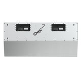 Forno Palazzo 48-Inch Wall Mounted Range Hood, Stainless Steel, Heavy Duty Baffle Filters, Remote Control