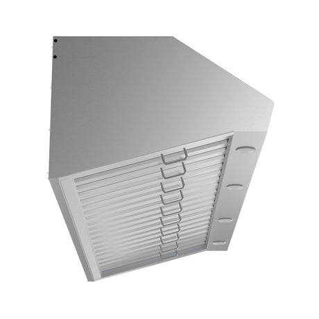 Forno Palazzo 60-Inch Wall Mounted Range Hood, Stainless Steel, Heavy Duty Baffle Filters, Remote Control