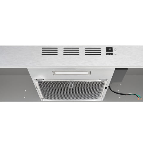 Forno Cappa 30-Inch Under Cabinet Range Hood, Stainless Steel, 200 CFM, Convertible, LED Lighting