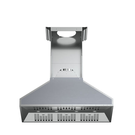 Forno Orvieto 48-Inch Wall Mount Range Hood, LED Lighting, Heavy Duty, Stainless Steel