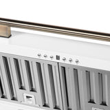 Forno Aria 30 Inch Wall-Mounted Range Hood in White