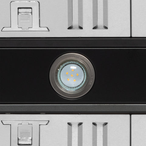 Forno Aria 36 Inch Wall-Mounted Range Hood in Black