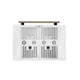 Forno Aria 36 Inch Wall-Mounted Range Hood in White