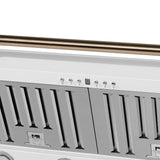 Forno Aria 36 Inch Wall-Mounted Range Hood in White