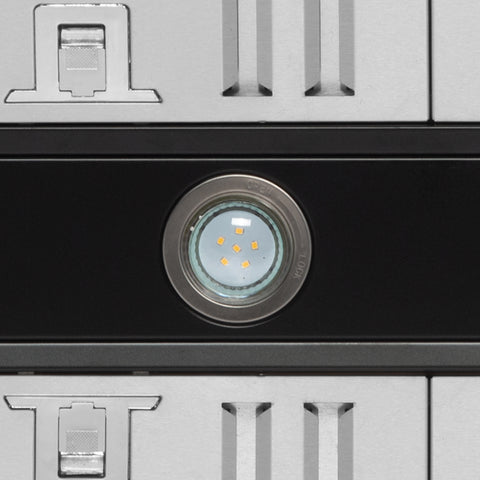 Forno Aria 60 Inch Wall-Mounted Range Hood in Black