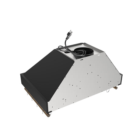 Forno Venezia 30 Inch Wall-Mounted Range Hood in Black with Touch Controls and Baffle Filters