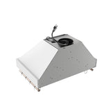 Forno Venezia 30 Inch Wall-Mounted Range Hood in White with Touch Controls and Baffle Filters