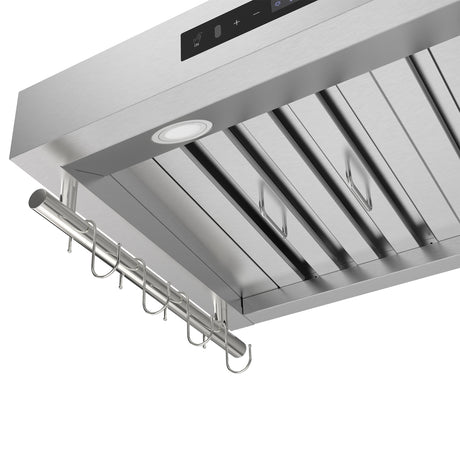 Forno Venezia 30 Inch Wall-Mounted Range Hood with Touch Controls and Baffle Filters