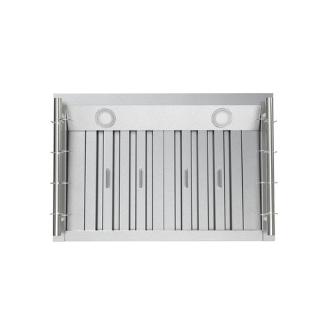 Forno Venezia 30 Inch Wall-Mounted Range Hood with Touch Controls and Baffle Filters