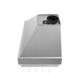 Forno Venezia 36 Inch Wall-Mounted Range Hood with Touch Controls and Baffle Filters