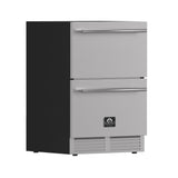 Forno Cosenza 24" Built-In Indoor/Outdoor Drawer Freezer with Ice Maker, 4.69 cu.ft.