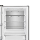 FORNO Maderno 28" Left Swing Convertible Freestanding Refrigerator/Freezer in Stainless Steel 13.6 cu.ft.