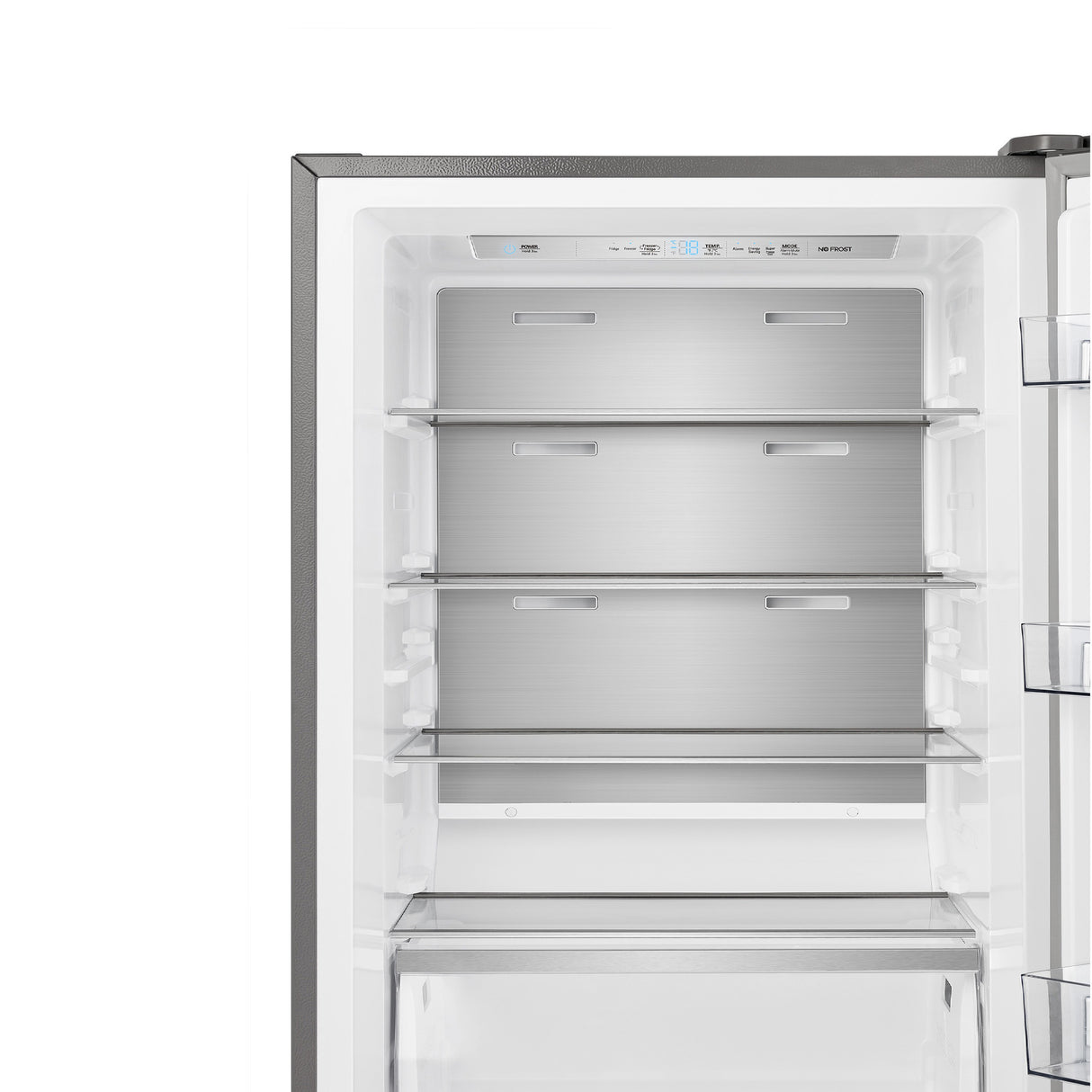 FORNO Maderno 28" Right Swing Convertible Freestanding Refrigerator/Freezer in Stainless Steel 13.6 cu.ft.