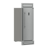 Forno Fortezza 32 Inch Right-Swing Convertible Refrigerator/Freezer with Trim Kit, Stainless Steel, Total No Frost
