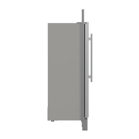 Forno Fortezza 32 Inch Right-Swing Convertible Refrigerator/Freezer with Trim Grill, Stainless Steel, Total No Frost