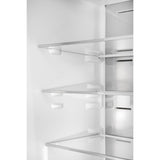 Custodia 48" Bottom Freezer combo, 20.6 cf., Ice Maker, Total No frost, Black, Antique Brass handles