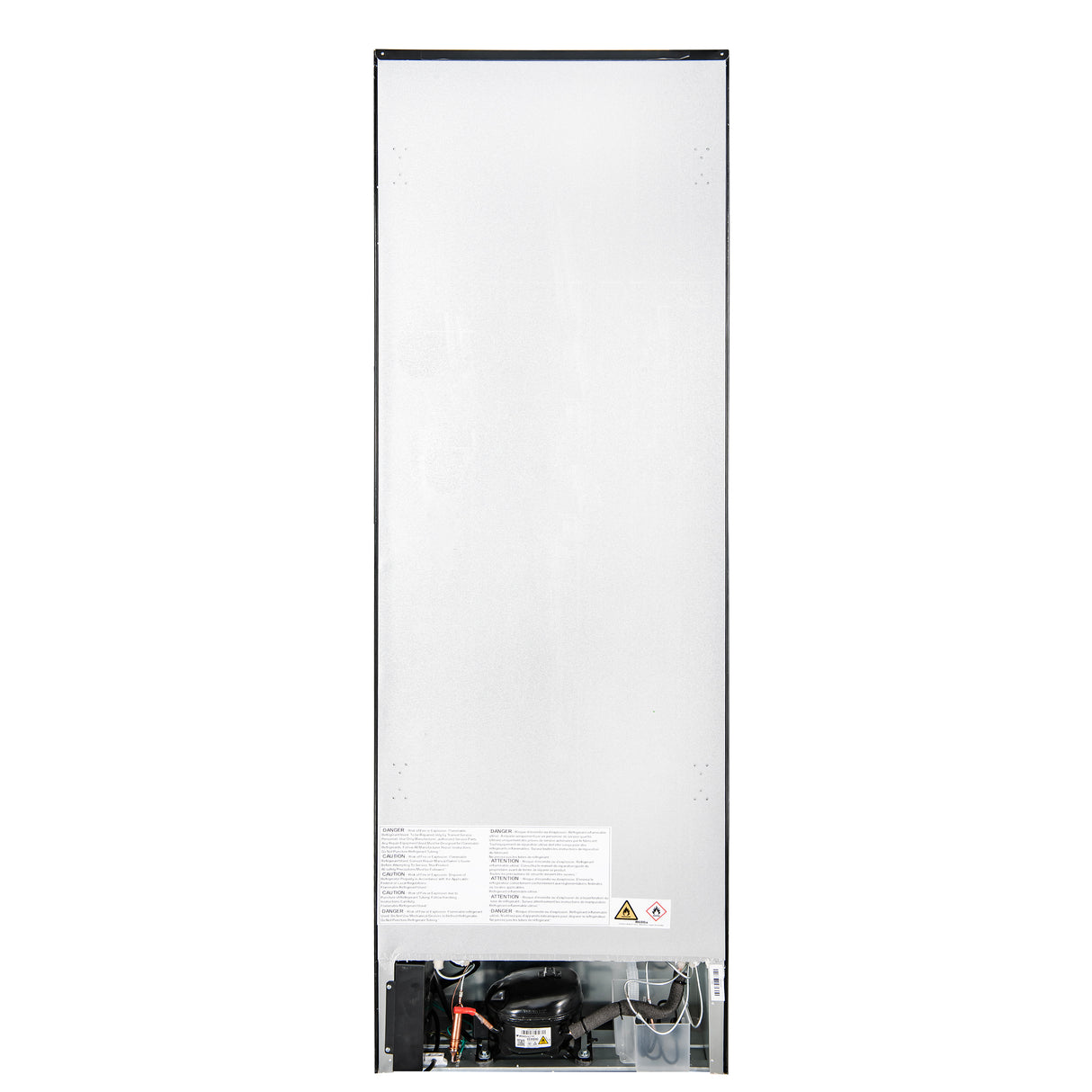 Custodia 24" Bottom Freezer, 10.3 cf., Right Swing, Total No frost, Black, Antique Brass handles