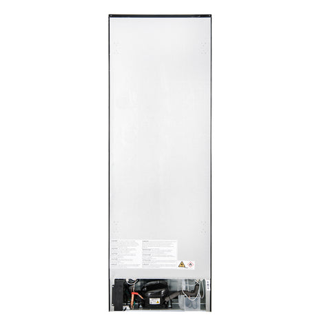 Custodia 24" Bottom Freezer, 10.3 cf., Right Swing, Total No frost, Black, Antique Brass handles