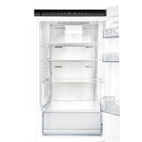 Custodia 24" Bottom Freezer, 10.3 cf., Right Swing, Total No frost, White, Antique Brass handles