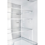 Custodia 24" Bottom Freezer, 10.3 cf., Right Swing, Total No frost, White, Antique Brass handles