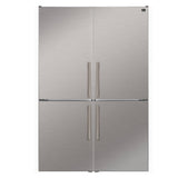 Custodia 48" Bottom Freezer combo, 20.6 cf., Ice Maker, Total No frost, Stainless Steel handles