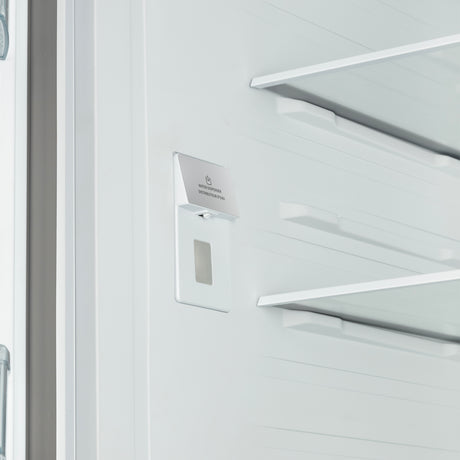 Forno Rivello 36 Inch French Door Refrigerator in White with Antique Brass, Internal Water Dispenser, Filtered Ice, Adjustable Shelves, Energy Star Certified