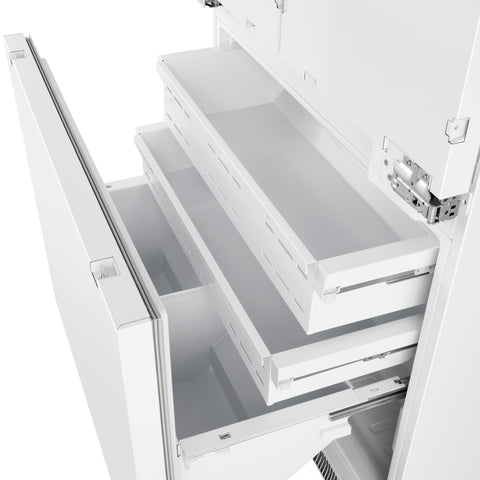 Forno Rivestito Refrigerator, French Door, 36 Inch, Energy Star, Fast Freeze